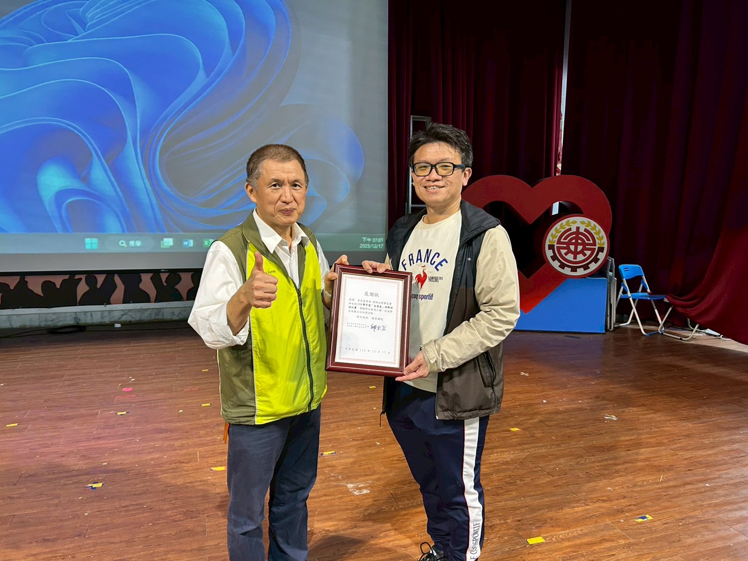 進修學校114學年度第1學期班際羽球比賽